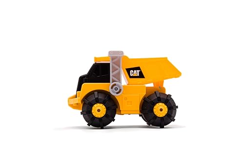 CatToysOfficial Unstoppable Movers Kipplaster Spielzeug | Kipplaster mit Großen Rädern und Funktionstüchtigen Lichtern | Baustellenfahrzeug für Kinder ab 3 Jahre von Caterpillar