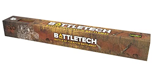 Battletech - Premium BattleMat - Tukkayid Clan Wolf/Clan Diamond Shark von Catalyst Game Labs