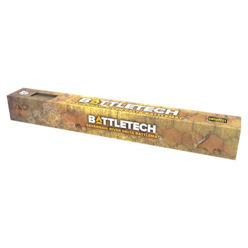 Catalyst Game Labs BattleTech | Battle Mat | BattleMat Savannah River Delta | Expansion | Miniature Game Ages 14+ | Spiel auf Englisch von Catalyst Game Labs