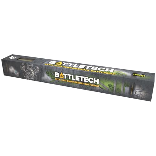 Catalyst Game Labs BattleTech | Battle Mat | City HPG Engineering | Expansion | Miniature Game Ages 14+ | Spiel auf Englisch von Catalyst Game Labs