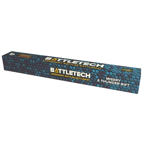 Catalyst Game Labs BattleTech | Battle Mat | Legendary Battles Thunder Rif | Expansion | Miniature Game Ages 14+ | Spiel auf Englisch von Catalyst Game Labs