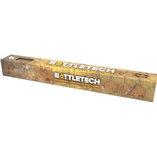 Catalyst Game Labs BattleTech | Battle Mat | Savannah Sinkholes | Expansion | Miniature Game Ages 14+ | Spiel auf Englisch von Catalyst Game Labs