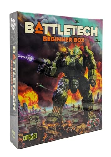 Catalyst Game Labs BattleTech | Beginner Box 40th Anniversary by, Strategy Board Game, for 2 Players and Ages 14+ | Spiel auf Englisch von Catalyst Game Labs