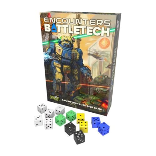 Catalyst Game Labs BattleTech | Encounters: BattleTech | A Push Your Luck Dice Game 1-8 Players | Ages 14+ | Spiel auf Englisch von Catalyst Game Labs