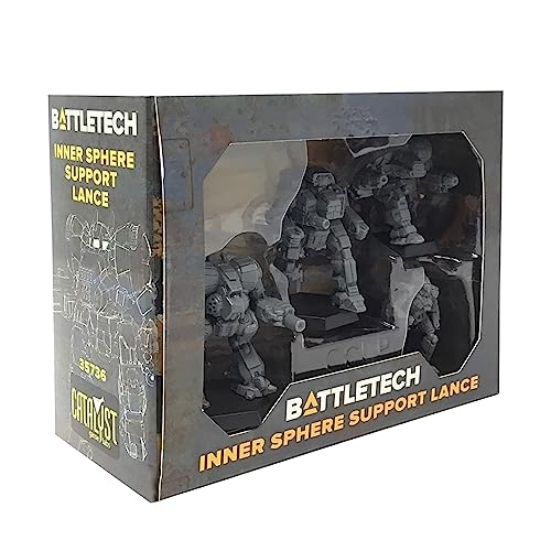 Catalyst Game Labs - BattleTech Inner Sphere Support Lance - Miniature Game -English Version, Grau von Catalyst Game Labs