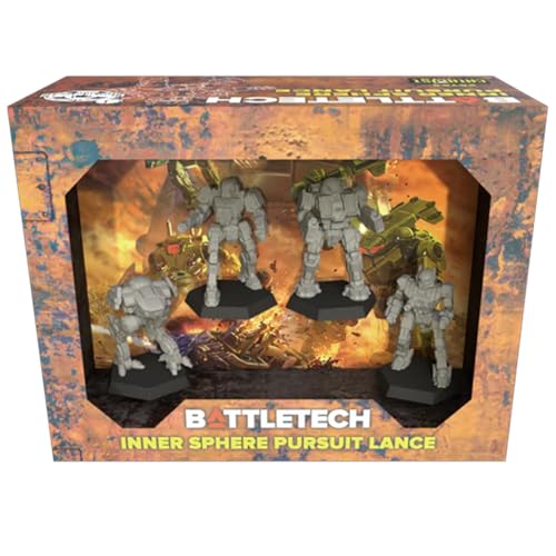 Catalyst Game Labs BattleTech | Mercenaries Forcepack | Inner Sphere Pursuit Lance | Expansion | Miniature Game Ages 14+ | Spiel auf Englisch von Catalyst Game Labs