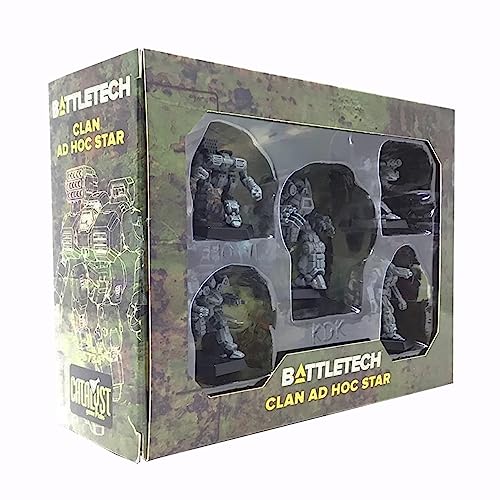 Catalyst Game Labs - BattleTech Clan Ad Hoc Star - Miniature Game -English Version, Grau von Catalyst Game Labs