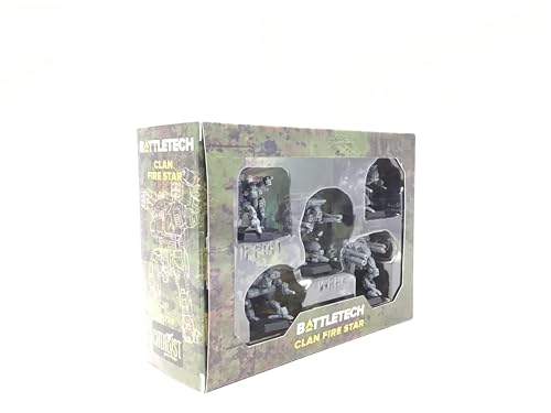 Catalyst Game Labs BattleTech | Miniatures | Clan Direct Fire Star | Expansion | Miniature Game Ages 14+ | Spiel auf Englisch von Catalyst Game Labs