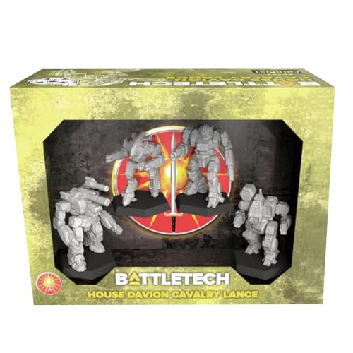 Catalyst Game Labs BattleTech | Miniatures | House Davion Cavalry Lance Force Pack | Expansion | Miniature Game Ages 14+ | Spiel auf Englisch von Catalyst Game Labs