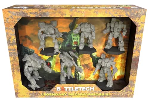 Catalyst Game Labs BattleTech | Miniatures | Legendary MechWarriors III ForcePack | Expansion | Miniature Game Ages 14+ | Spiel auf Englisch Catalyst Game Labs BattleTech | Miniatures | Legendary MechWarriors III ForcePack | Expansion | Miniature Game Ages 14+ | Spiel auf Englisch von Catalyst Game Labs