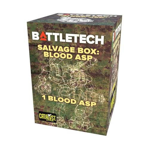 Catalyst Game Labs BattleTech | Miniatures | Salvage Box Blood Asp | Expansion | Miniature Game Ages 14+ | Spiel auf Englisch von Catalyst Game Labs