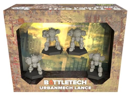 BattleTech | Miniatures | UrbanMech Lance | Expansion | Miniature Game | Catalyst Game Labs | Ages 14+ | Spiel auf Englisch von Catalyst Game Labs