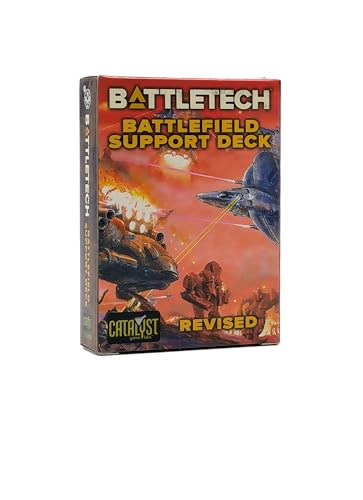 Catalyst Game Labs Battlefield Support Deck Revised - Strategie-Kartenspiel für BattleMech Fans - 55 Karten, ab 14 Jahren von Catalyst Game Labs