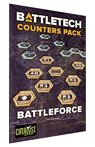 Catalyst Game Labs BattleTech Counters Pack Battleforce, Braun, 223100 von Catalyst Game Labs