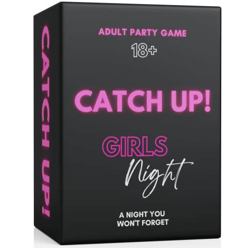 Catch Up! Girls Night 18+ Partyspiel – würzige Gesprächskarten für lustige Mädchennächte, Junggesellinnenabschiede und Erwachsenen-Geburtstagsfeiern von Catch Up!