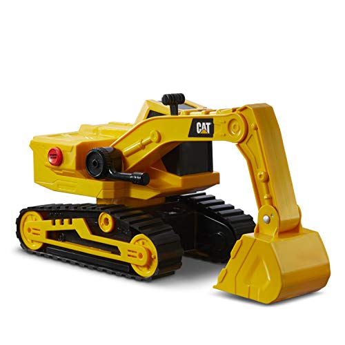 CatToysOfficial | CAT Construction 29,5 cm Power Haulers Bagger Spielzeug | Echte Lichter & Geräusche, Bewegungsangetrieben, Arbeitsfunktionen | Interaktive Baustellenfahrzeuge Kinder ab 3 Jahre von Caterpillar