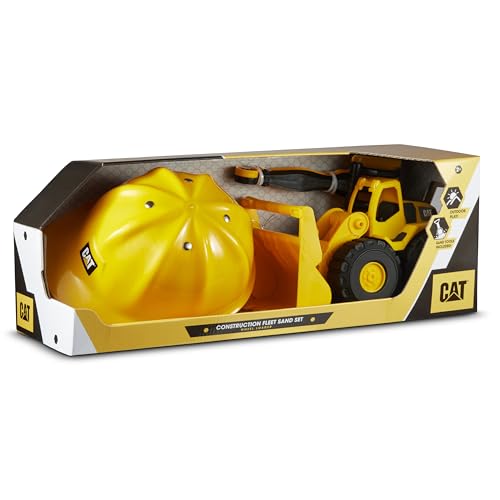 Caterpillar CAT-82063, Ladegerät + Zubehör 26 cm Tough baufahrzeuge, gelb von CAT