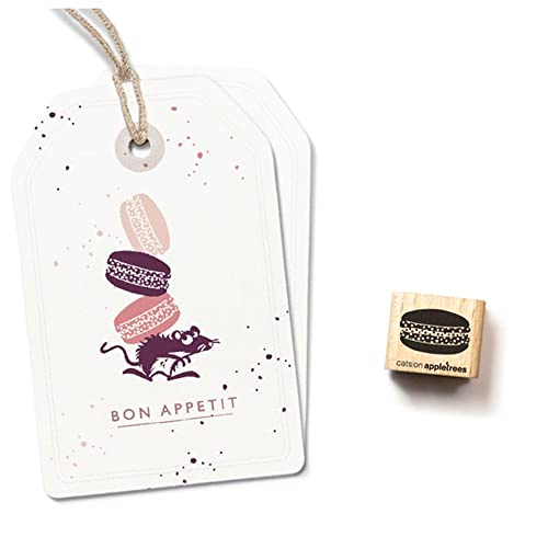 Cats on Appletrees Ministempel Macaron von Cats on Appletrees