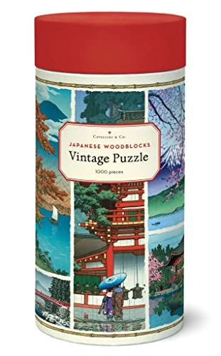 Cavallini 1000 Piece Puzzle, Japanese Woodblocks (PZL/JW) von Cavallini