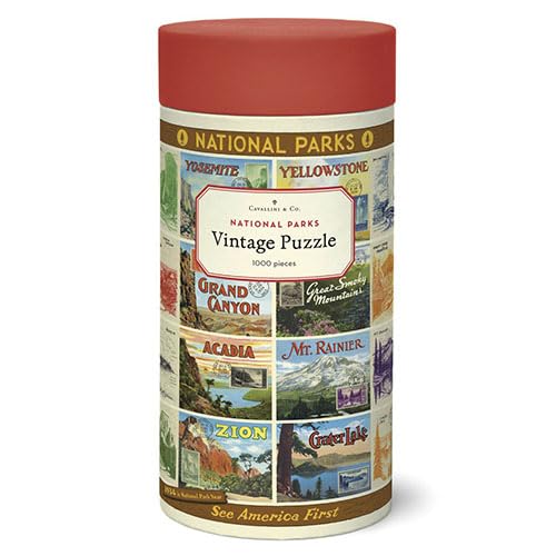 Cavallini Papers & Co. 1000 Teile Puzzle National Parks 2 von Cavallini