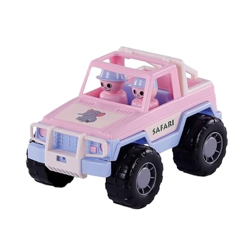 Cavallino Toys Cavallino Jeep Pink mit 2 Spielfiguren von Cavallino Toys