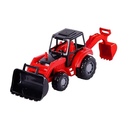 Cavallino Toys Cavallino Junior -Bagger -Traktor Rot von Cavallino