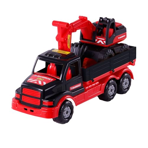 Cavallino Toys Cavallino Mammoet Torpedo Truck mit Bagger, 44,5 cm von Cavallino