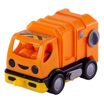 Cavallino Toys Cavallino Mein erster Müllwagen Orange, 19cm von Cavallino