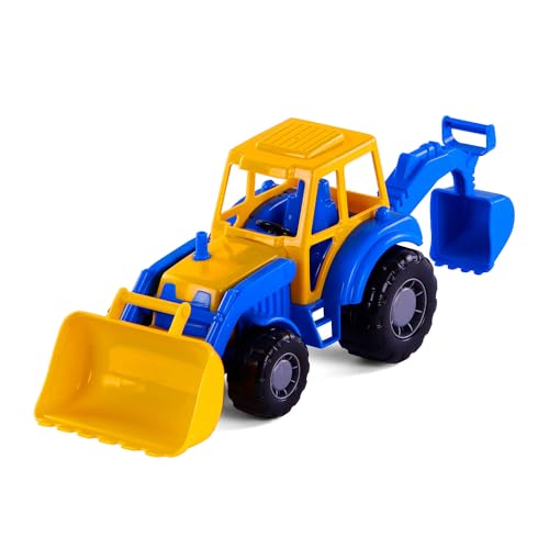 Cavallino Toys Cavallino Traktor mit Frontlader Blau von Cavallino