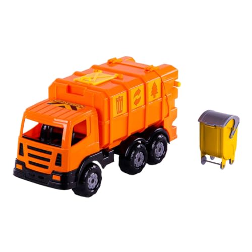 Cavallino Toys Cavallino XL Müllwagen Orange, 42cm von Cavallino