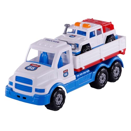 Cavallino Toys Cavallino XL Torpedo LKW mit Jeep, 46,6cm von Cavallino