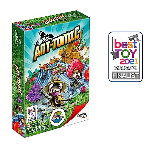 Cayro – Ant Tómic – + 6 Jahre – Kinderspiel für Kinder und Erwachsene – Strategie- und Lernspiel – Impara Giocando – Divertente Gioco per Famiglie – von 2 bis 4 Kindern von Cayro