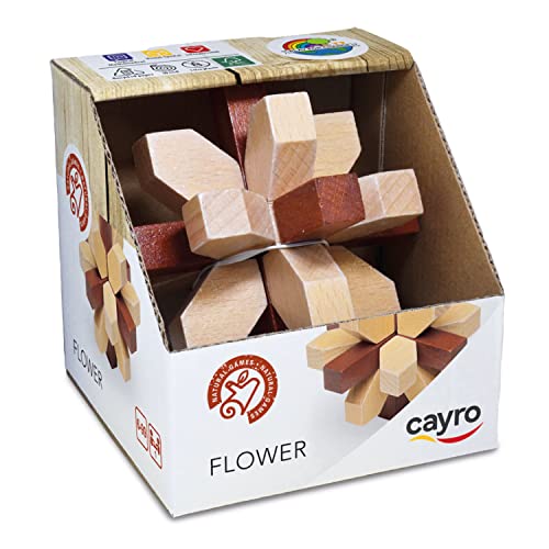 Cayro – Blume – ab 6 Jahren – viel Spaß mit Ihren Freunden – Brettspiel für Kinder und Erwachsene – seien Sie der Erste, der die Teile trennt – ideal für 1 Spieler von Cayro