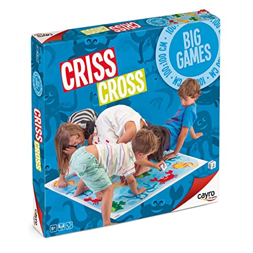 Cayro – Criss Cross – Kindermodell – 1 x 1 m großes Brett – + 5 – Brettspiel für Kinder – Übungen zur Koordination – ideal für mehr als 2 Spieler Cayro – Criss Cross – Kindermodell – 1 x 1 m großes Brett – + 5 – Brettspiel für Kinder – Übungen zur Koordination – ideal für mehr als 2 Spieler von Cayro