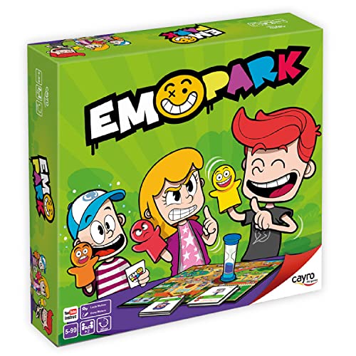 Cayro – Emo Park – ab 5 Jahren – Spaß und Lernen – Brettspiel für Kinder – Benutzen Sie die Puppen und vermeiden Sie verbotene Wörter – für 2 bis 8 Spieler von Cayro