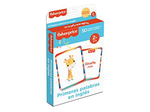 Cayro - First English Words Cards - Lernspiel - Englische Wörter Lernen - Lustiges und effektives Lernen für Kinder - Ab 2 Jahren - 50 Karten - Familienspiel. von Cayro