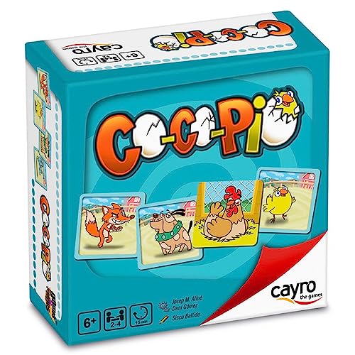 Cayro – Co-Co-Pío-Spiel – Holen Sie Sich DREI Küken vor dem Rest – Geschwindigkeitsspiel mit Freunden und Familie – Wer am schnellsten ist, GEWINNT von Cayro