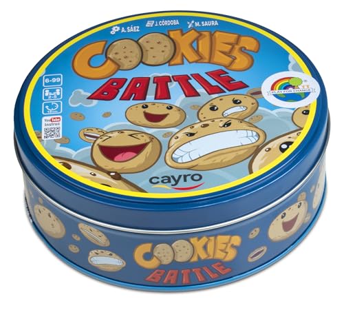 Cayro – Cookies Battle – Brettspiel für die ganze Familie – Holen Sie Sich mehr Kekse – Wählen Sie Kekse sorgfältig aus, um Punkte zu sammeln – 33 Kekse von Cayro