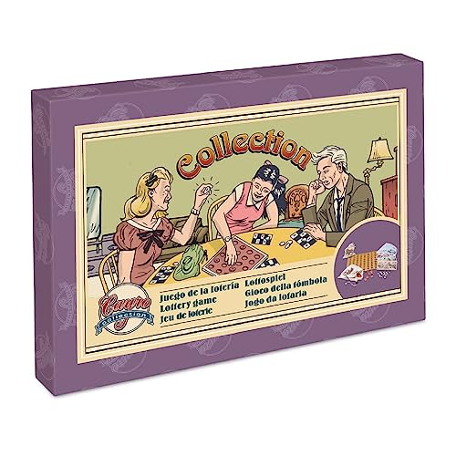 Cayro – Lotterie – ab 8 Jahren – Holzbrett und Zahlen – klassisches Brettspiel für Kinder und Erwachsene – Retro-Box und 1 Stoffbeutel – 2 bis 8 Spieler Cayro – Lotterie – ab 8 Jahren – Holzbrett und Zahlen – klassisches Brettspiel für Kinder und Erwachsene – Retro-Box und 1 Stoffbeutel – 2 bis 8 Spieler von Cayro