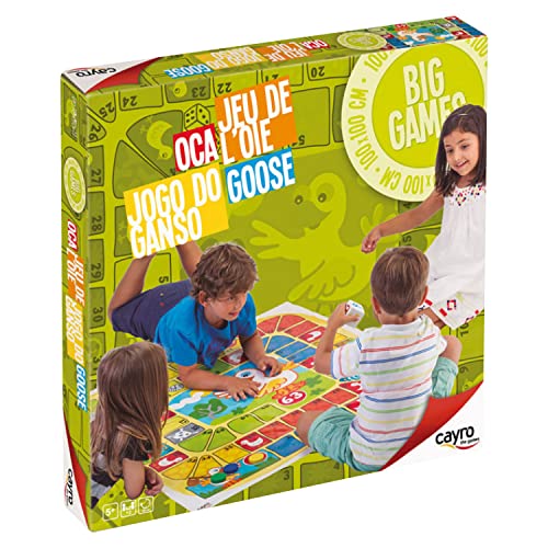 Cayro - Gans - + 5 Jahre - Riesenmodell - Brett 100 x 100 cm - Brettspiele für Kinder und Erwachsene - Ideal zum Spielen im Freien - 2 bis 4 Spieler von Cayro