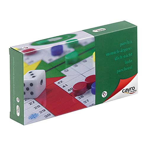 Cayro – Parcheesi – + 6 Jahre – kleines magnetisches Modell – Brettspiel für Kinder und Erwachsene – ideal für Reisen – mit Klappbrett – 2 bis 4 Spieler von Cayro