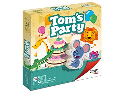 Cayro – Tom's Party-Brettspiel – Zusammenarbeit – bunt und lustig – für die ganze Familie – fördert die Zusammenarbeit – 2 bis 6 Spieler – originell von Cayro