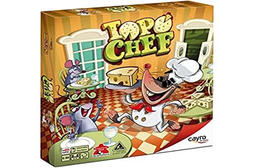 Cayro – Topo Chef – Brettspiel für Kinder – Entwicklung kognitiver Fähigkeiten – Kochen Lernen durch Spielen – fördert kulinarische Kreativität – lehrreiches und unterhaltsames Spiel Cayro – Topo Chef – Brettspiel für Kinder – Entwicklung kognitiver Fähigkeiten – Kochen Lernen durch Spielen – fördert kulinarische Kreativität – lehrreiches und unterhaltsames Spiel von Cayro