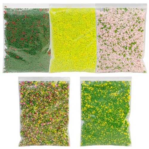 Cayway 5 Packung Simulation Baum Pulver, Gemischte Farben Buntes Baumpulver Modellbaum, DIY Modell Bäume Basing Material Kit für Den BAU Modellbahn Fee Garten Diorama Kulisse Cayway 5 Packung Simulation Baum Pulver, Gemischte Farben Buntes Baumpulver Modellbaum, DIY Modell Bäume Basing Material Kit für Den BAU Modellbahn Fee Garten Diorama Kulisse von Cayway