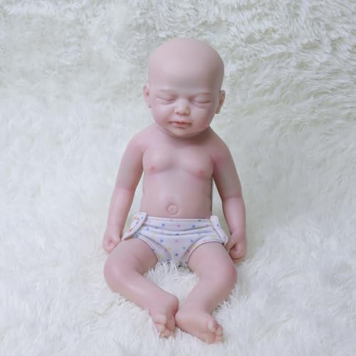 Cazoxdoll 45cm Babypuppe Silikon Ganzkörper Junge und Madchen mit Puppe Zubehör (Jungen) von Cazoxdoll