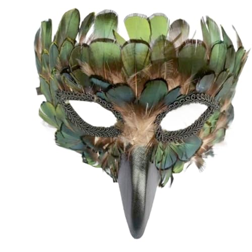 Masquerade Mask Venetian Crow Mask, Halloween Cosplay Costume Accessories von Cazqgoy