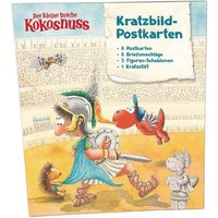 Der kleine Drache Kokosnuss - Kratzbild-Postkarten Set von Cbj Kinderbuch