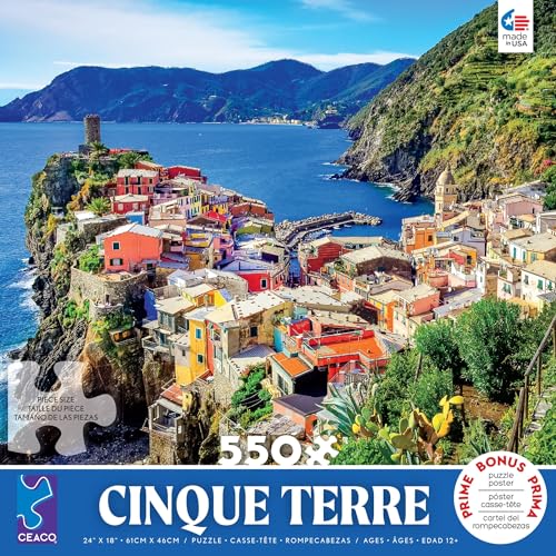 Ceaco - Around The World - Cinque Terre - Puzzle mit 550 Teilen von Ceaco