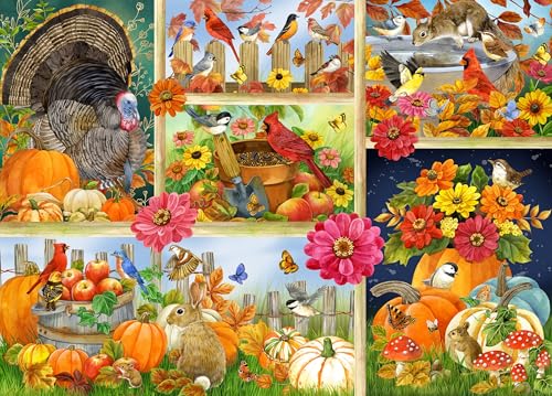 Ceaco - Autumnal Collage - 500 größere Teile Puzzle von Ceaco