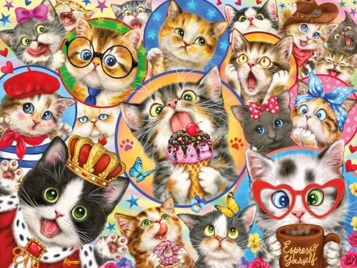 Ceaco - Character Cats - Puzzle mit 500 Teilen von Ceaco